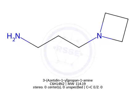 Chemical structure of 3-(Azetidin-1-yl)propan-1-amine
