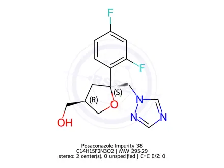Chemical structure of Posaconazole Impurity 38