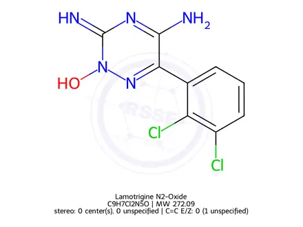 Chemical structure of Lamotriazine N2 oxide