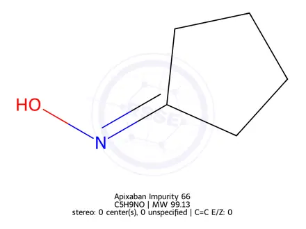 Chemical structure of Apixaban Impurity 66