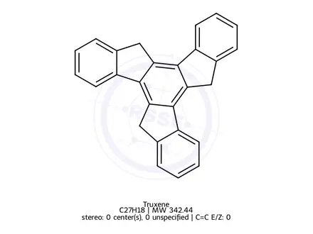 Chemical structure of Truxene