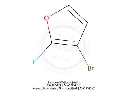 Chemical structure of 3-bromo-2-fluorofuran