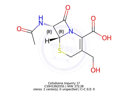 Chemical structure of Cefodizime Impurity 17