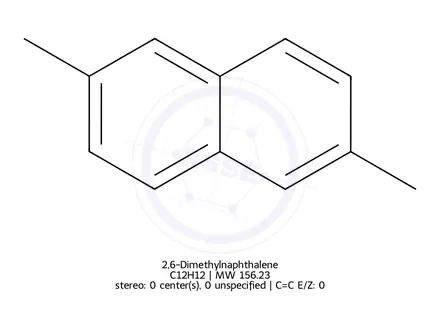 Chemical structure of 2,6-Dimethylnaphthalene