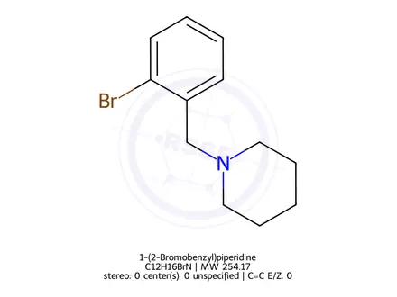 Chemical structure of 1-(2-Bromobenzyl)piperidine