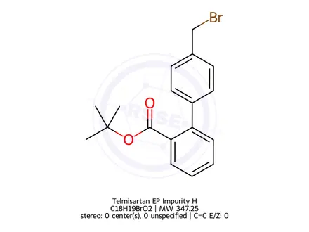 Chemical structure of Telmisartan EP Impurity H
