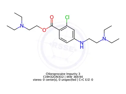 Chemical structure of Chloroprocaine Impurity 3
