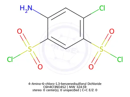 Chemical structure of Hydrochlorothiazide Impurity 5