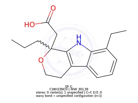 Chemical structure of Etodolac EP Impurity G