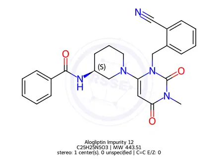 Chemical structure of Alogliptin Impurity 12