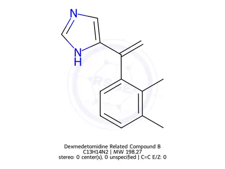 Chemical structure of 1-(4-Imidazolyl)-1-(2,3-dimethylphenyl)ethylene