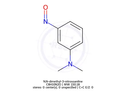 Chemical structure of N,N-dimethyl-3-nitrosoaniline