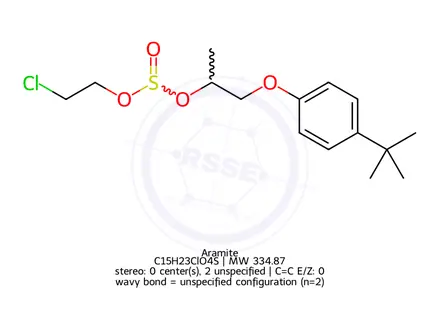 Chemical structure of Aramite