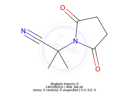 Chemical structure of Alogliptin Impurity D