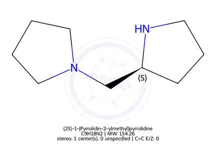 Chemical structure of (2S)-1-(Pyrrolidin-2-ylmethyl)pyrrolidine