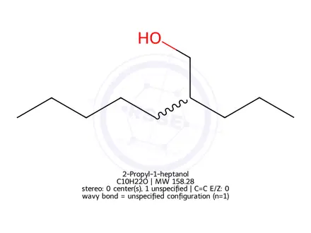 Chemical structure of 2-Propyl-1-heptanol