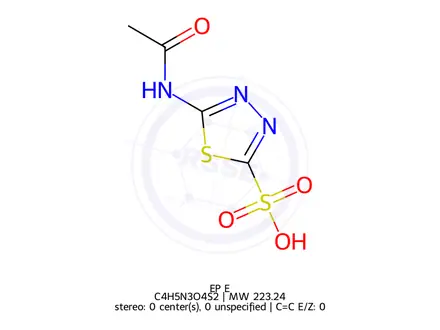 Chemical structure of Acetazolamide EP Impurity E