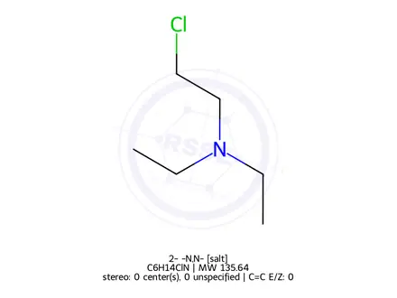 Chemical structure of 2-Chloro-N,N-diethylethanamine