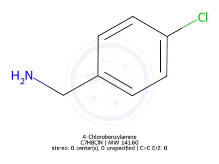 Chemical structure of 4-Chlorobenzylamine (BSC)