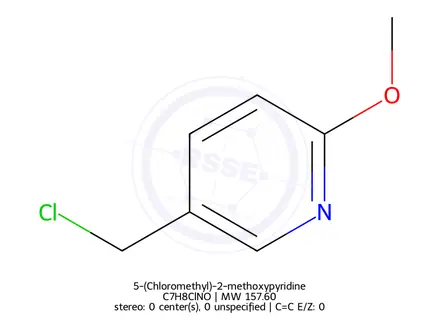 Chemical structure of 5-(Chloromethyl)-2-methoxypyridine