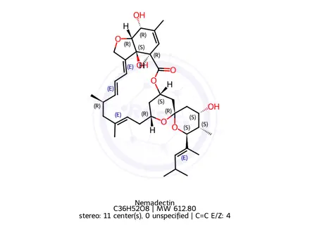Chemical structure of Nemadectin