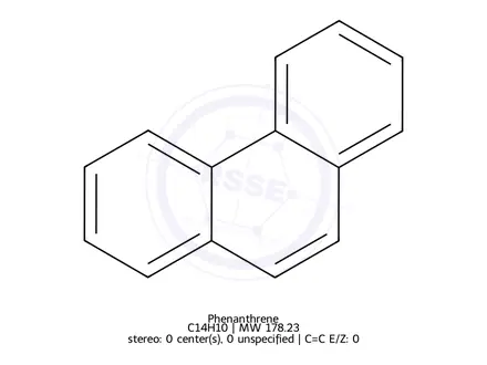 Chemical structure of Phenanthrene