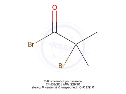 Chemical structure of 2-Bromoisobutyryl bromide