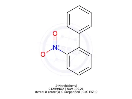 Chemical structure of 2-Nitrobiphenyl