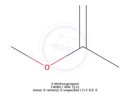 Chemical structure of 2-Methoxypropene