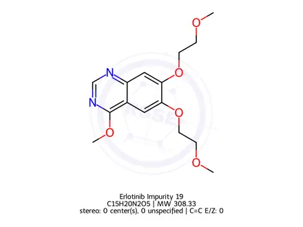 Chemical structure of Erlotinib Impurity 19