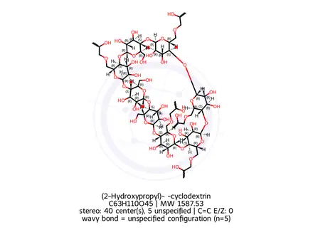 Chemical structure of (2-Hydroxypropyl)-γ-cyclodextrin