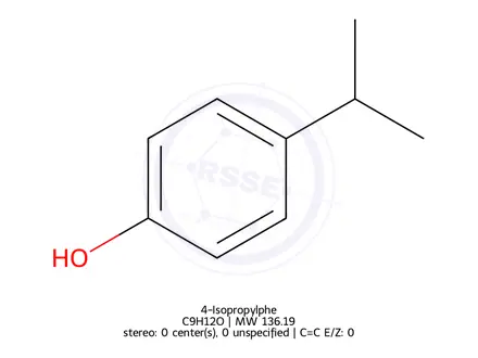 Chemical structure of 4-Isopropylphe