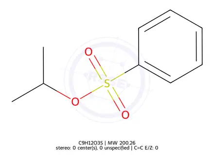 Chemical structure of Isopropyl Benzenesulfonate