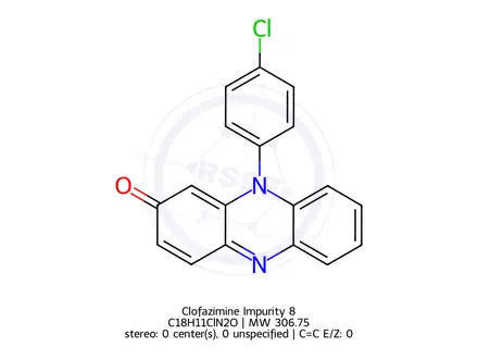 Chemical structure of Clofazimine Impurity 8