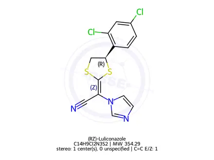 Chemical structure of (RZ)-Luliconazole