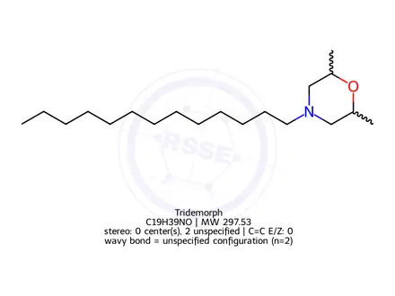 Chemical structure of Tridemorph (Technical Mixture)