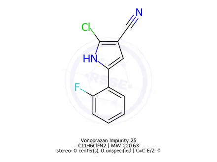 Chemical structure of Vonoprazan Impurity 25