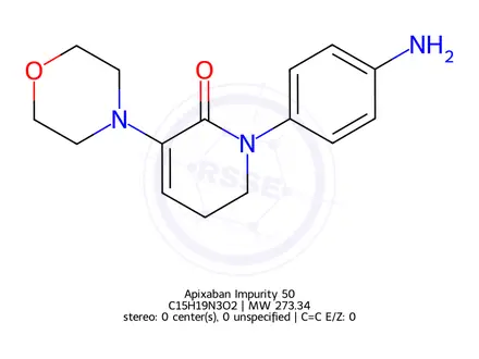 Chemical structure of Apixaban Impurity 50