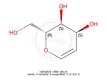 Chemical structure of 1,2-Didehydro-Dideoxy-D-Allose