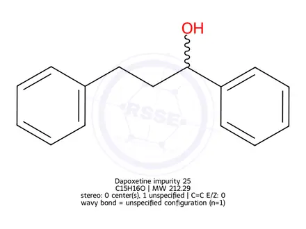 Chemical structure of Dapoxetine impurity 25