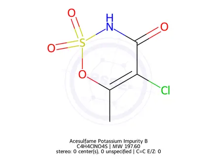 Chemical structure of Acesulfame Potassium Impurity B