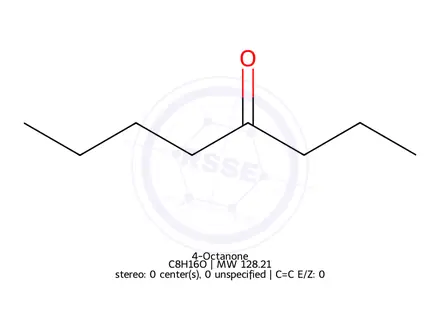 Chemical structure of 4-Octanone