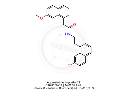 Chemical structure of Agomelatine Impurity 21