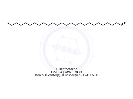 Chemical structure of 1-Heptacosene