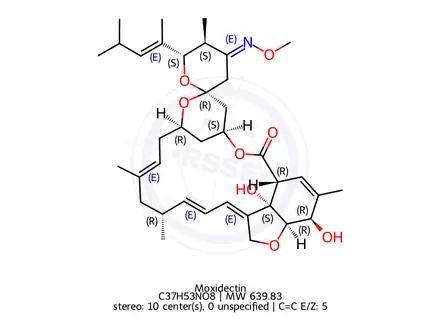 Chemical structure of Moxidectin