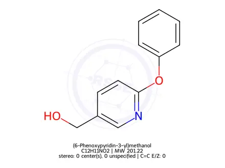 Chemical structure of (6-Phenoxypyridin-3-yl)methanol