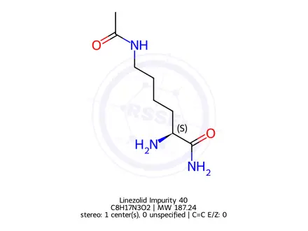 Chemical structure of Linezolid Impurity 40