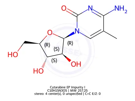 Chemical structure of Cytarabine EP Impurity I