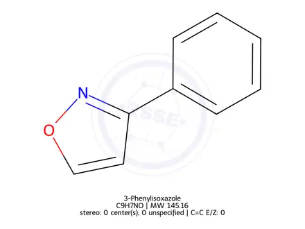 Chemical structure of 3-Phenylisoxazole