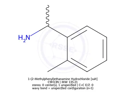 Chemical structure of 1-(2-Methylphenyl)ethanamine Hydrochloride